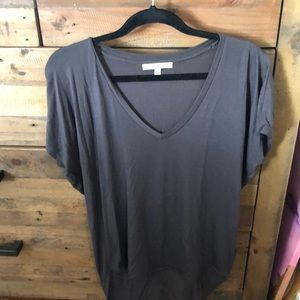 Express grey v neck